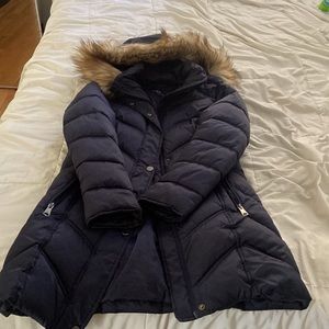 Kenneth Cole dark blue puffy jacket XS